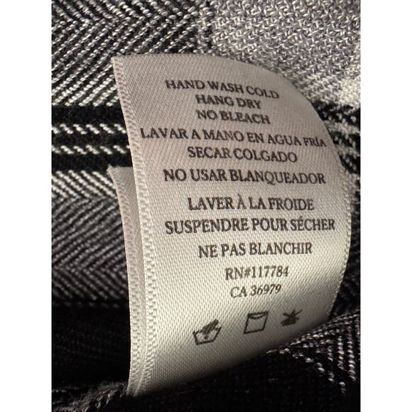 RAILS WOMEN'S PLAID FLANNEL BUTTON DOWN DRESS  OUTDOOR CHIC / BOHO - Picture 10 of 11